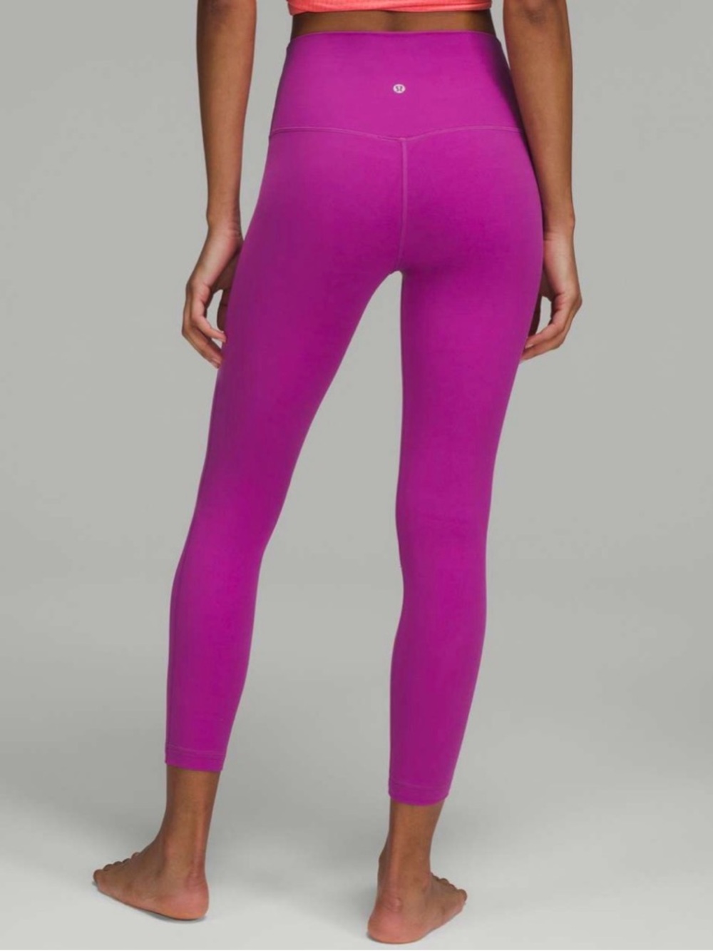 Lululemon Align High Rise Leggings 25” Vivid Plum Pink Size 10